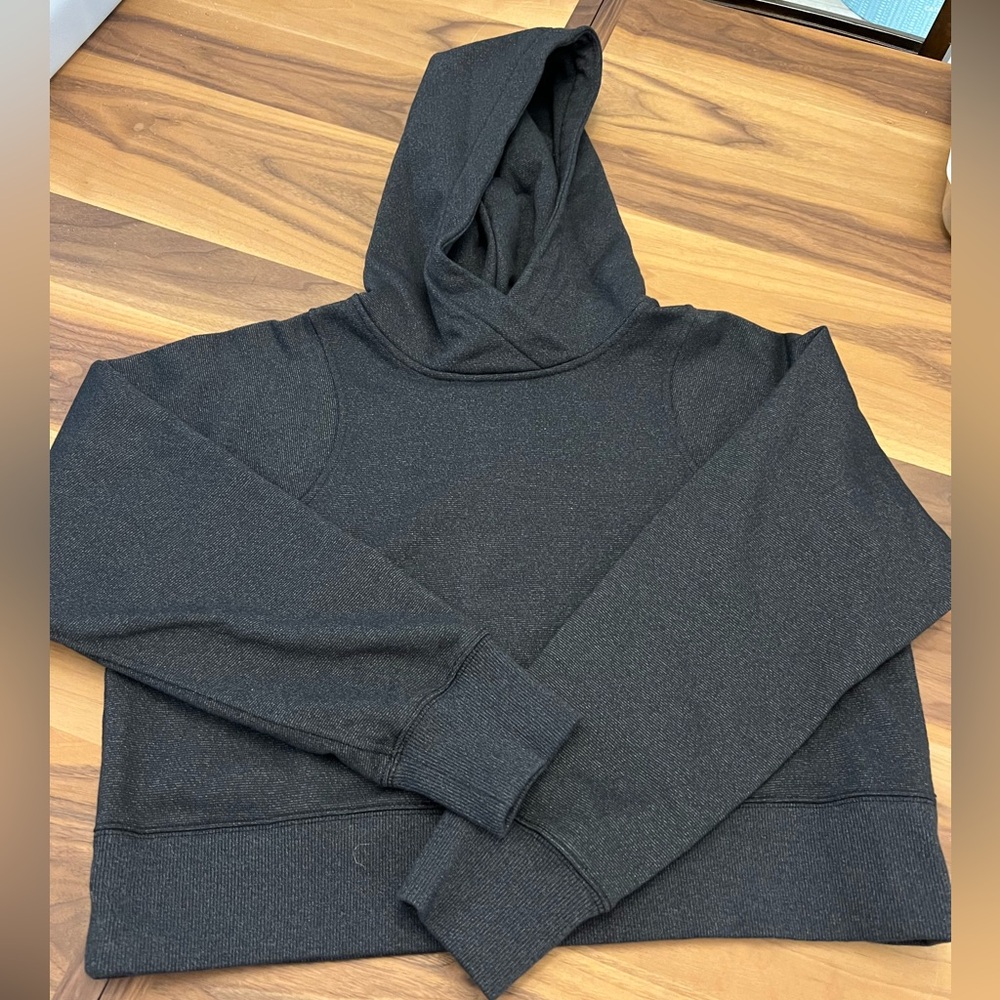Lululemon Cropped Black Hoodie - Sz Small